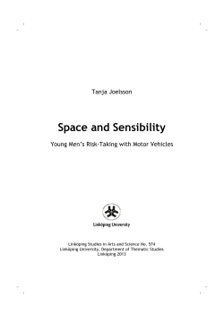 Space and Sensibility