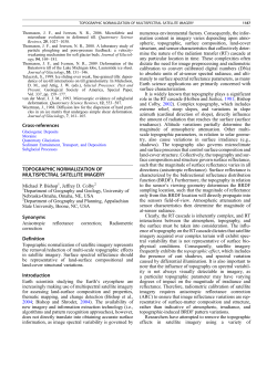 Cross-references TOPOGRAPHIC