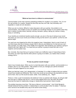 Managing Emotions in Your Relationship