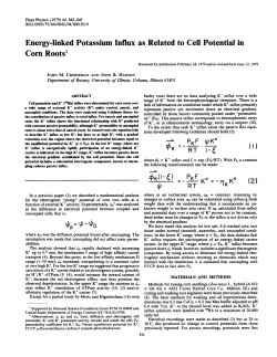 Cheeseman, J.M. and J.B. Hanson. 1979. Energy