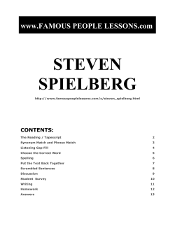 steven spielberg - Famous People Lessons