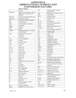 appendix b abbreviations symbols and conversion factors