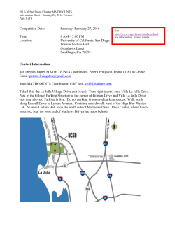 2012 MATHCOUNTS Information Sheet