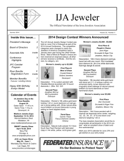 IA Sum 14 - Iowa Jewelers Association