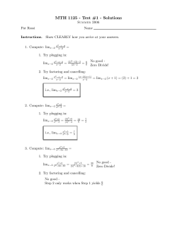 Solutions - Pat Rossi