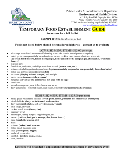 temporary food establishment guide