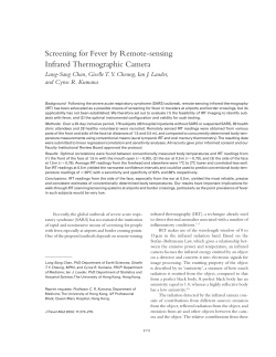 Screening for Fever by Remote‐sensing Infrared Thermographic