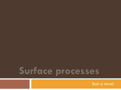 Surface Processes ppt