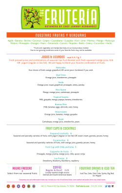 Lunch - Chef Johnny Hernandez