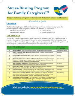SBP Program Information Flyer - Stress