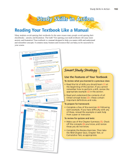 Chapter 4 - College Prep Algebra