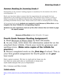 Fourth Grade - Saint Monica School