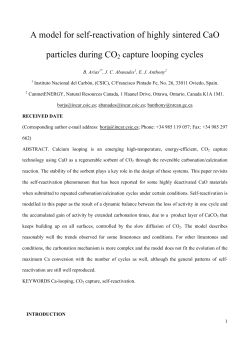 A model for self-reactivation of highly sintered CaO particles during