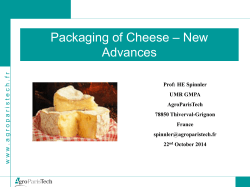 Packaging of Cheese