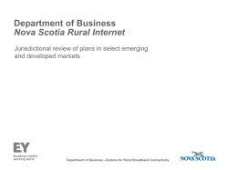 Rural Internet Jurisdictional Scan