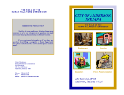 The Anderson Human Relations Commission
