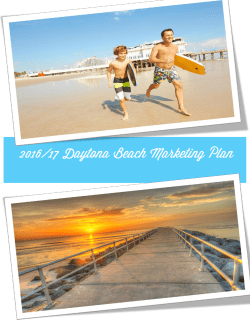 2016/17 Daytona Beach Marketing Plan
