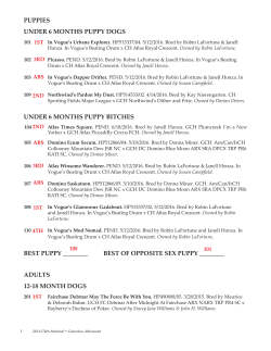 2016 CWA National Match Results