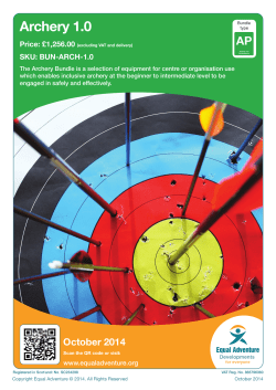 Archery 1.0 - Equal Adventure