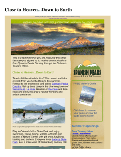 Close to Heaven...Down to Earth