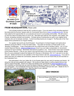 July 2016 - Alamo City Guards