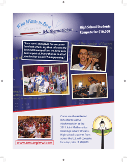 1 yx = 1 x y 1 High School Students Compete for $10,000