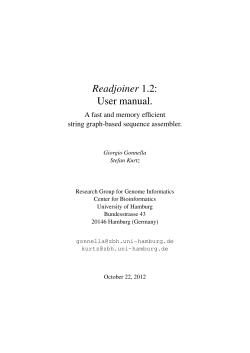 Readjoiner 1.2: User manual.