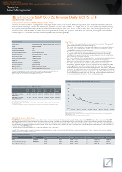 Factsheet - Deutsche Asset Management