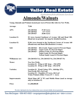 Almonds/Walnuts - Valley Real Estate