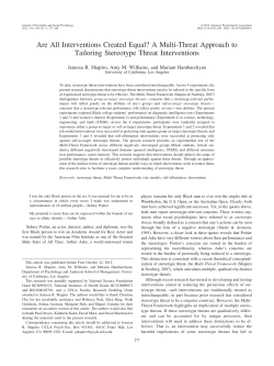 Are All Interventions Created Equal? A Multi
