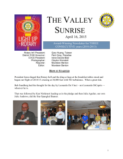 the valley sunrise - Clayton Valley Concord Sunrise Rotary Club