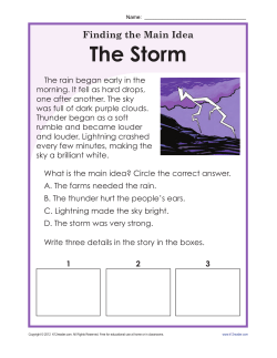 Main Idea Worksheets | The Legend of Sleepy Hollow