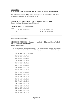 SC5611 West Coast of Scotland