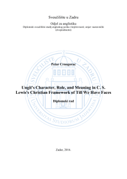 Petar Crnogorac Ungit`s Character, Role, and Meaning in CS