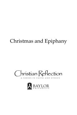 Christmas and Epiphany