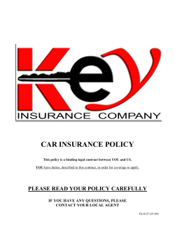 Nevada Policy Contract - PA-0127 (07-09)