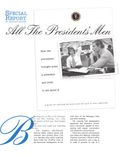 All The President`s Men - Journalism Education Association