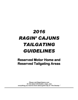ragin` cajuns tailgating