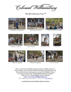 The Revolutionary City