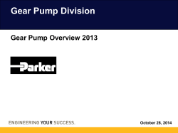 Gear Pump Division
