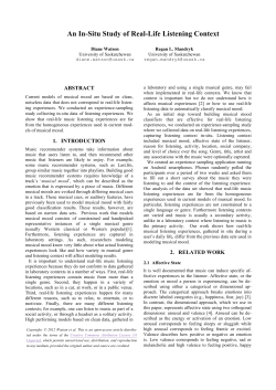 An In-Situ Study of Real