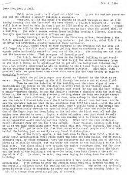 Letter Regarding Vicksburg MS Bombing, October 1964