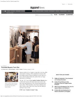 Focused Buyers Turn Out | California Apparel News