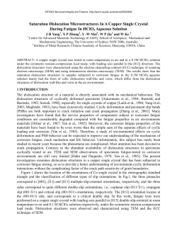 Saturation Dislocation Microstructures In A Copper