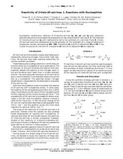 Reactivity of 2-Halo-2 H-azirines. 1. Reactions with Nucleophiles