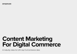 A maturity index for UK`s top 5 eCommerce sites