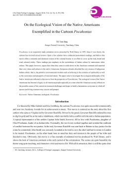 On the Ecological Vision of the Native Americans Exemplified in the