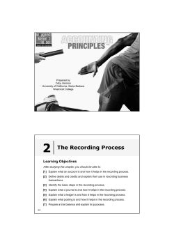 The Recording Process Illustrated
