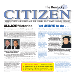January/February 2017 - Kentucky Family Foundation