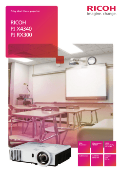 PJ X4340 PJ RX300